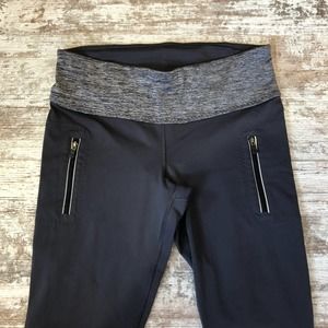 Lululemon Gray Grey Leggings Ruched Leg 6
